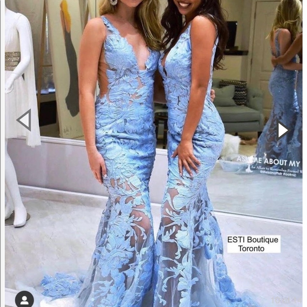 Jovani blue dress